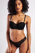 Gcolors Push Up Strapless Bra 121-006 Siyah