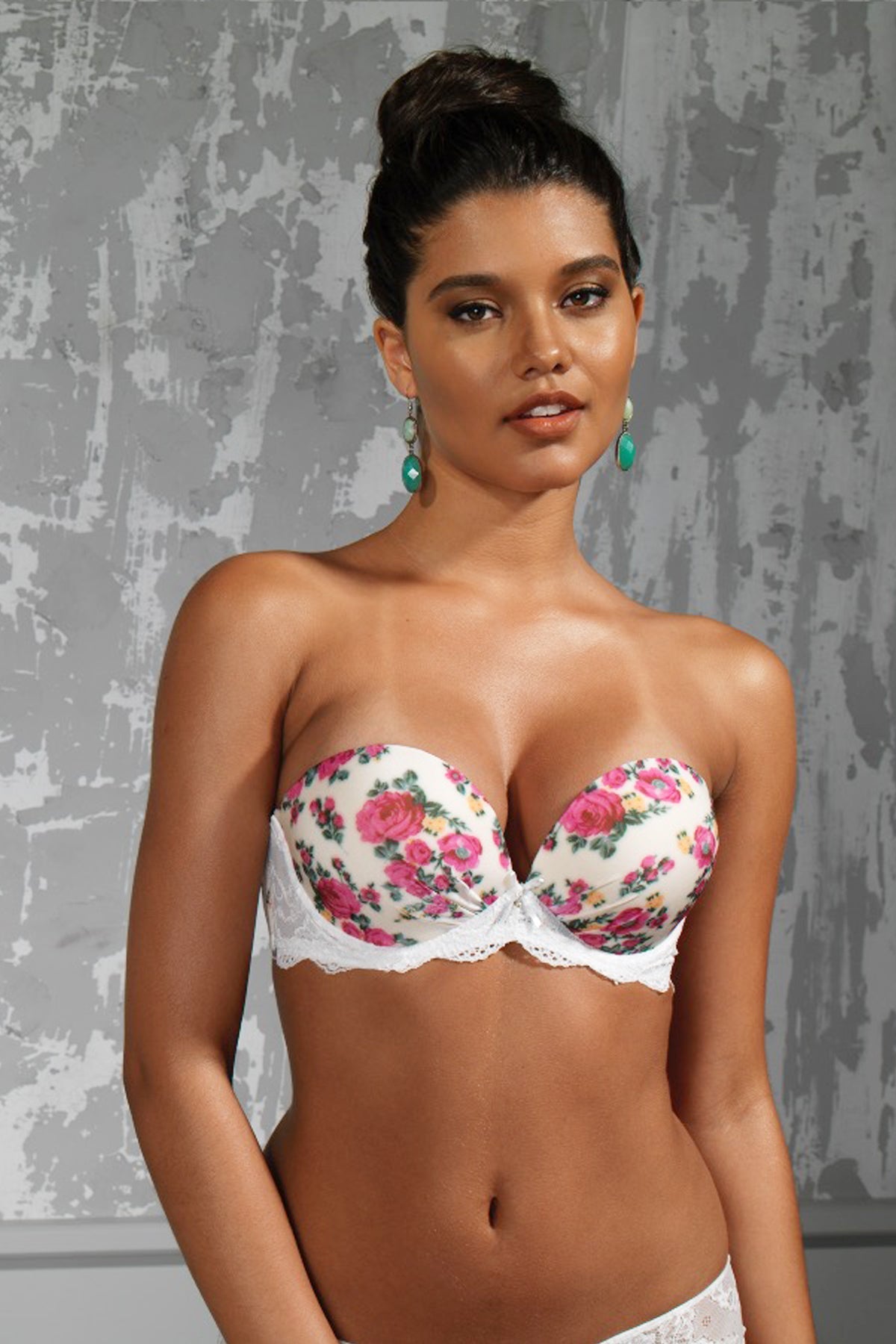 Gardenia Balconette Heavy Push Up Bra 127-012 Krem