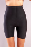 Girdle High Waist Cotton Short Corset 161-062 Siyah